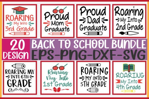 20 Back to School Bundle: Graphics for Crafts & Creative Brands