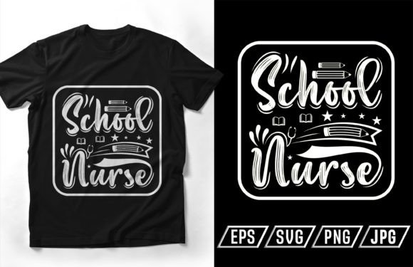 Back to School Nurse T-Shirt Design Graphics