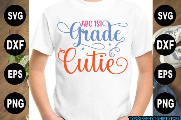 Back to School T-Shirt Design, ABC 1st G Graphics