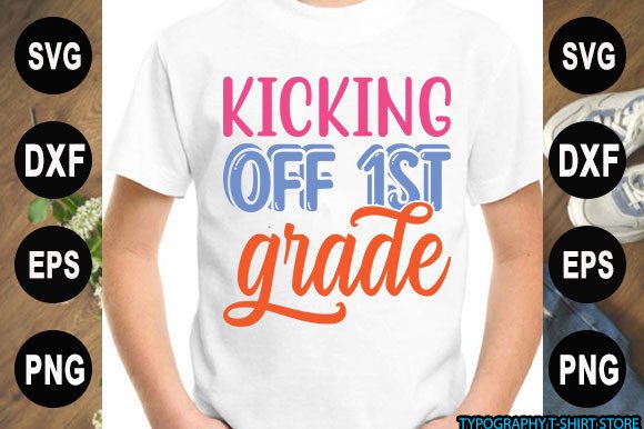 Back to School T-Shirt Design, Kicking O Graphics
