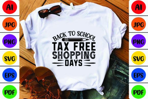 Back to School Tax Free Shopping Days Graphics
