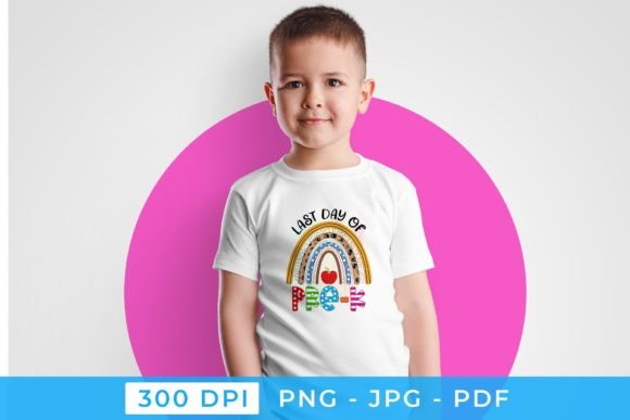 Last Day of Pre-k, Back to School PNG: Graphics for Crafts & Content
