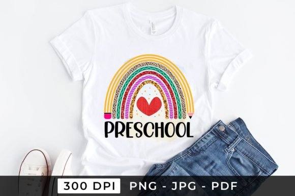 Preschool PNG, Back to School PNG: Graphics for Crafts
